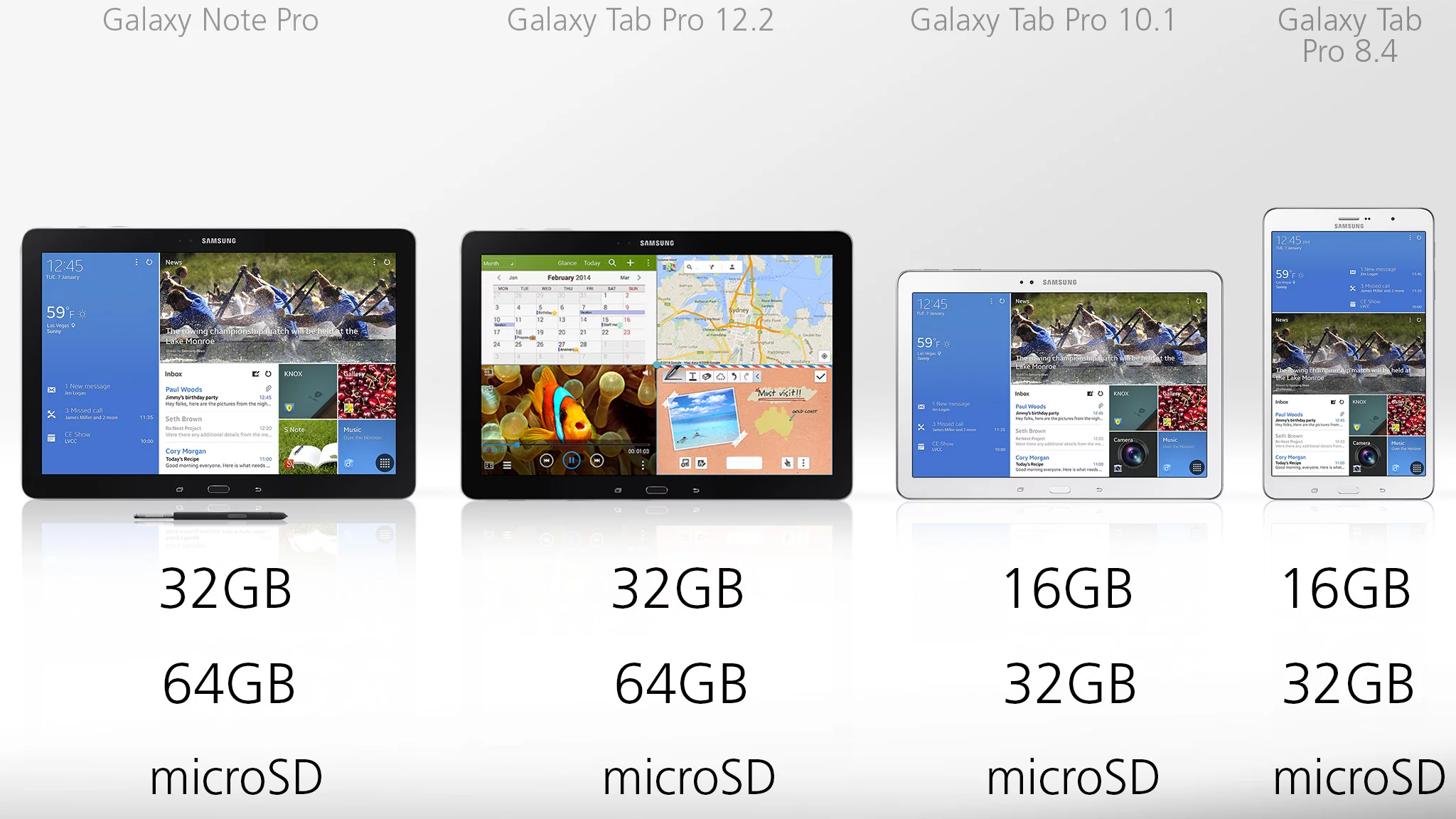 The 12.2-in slates also come in bigger storage tiers