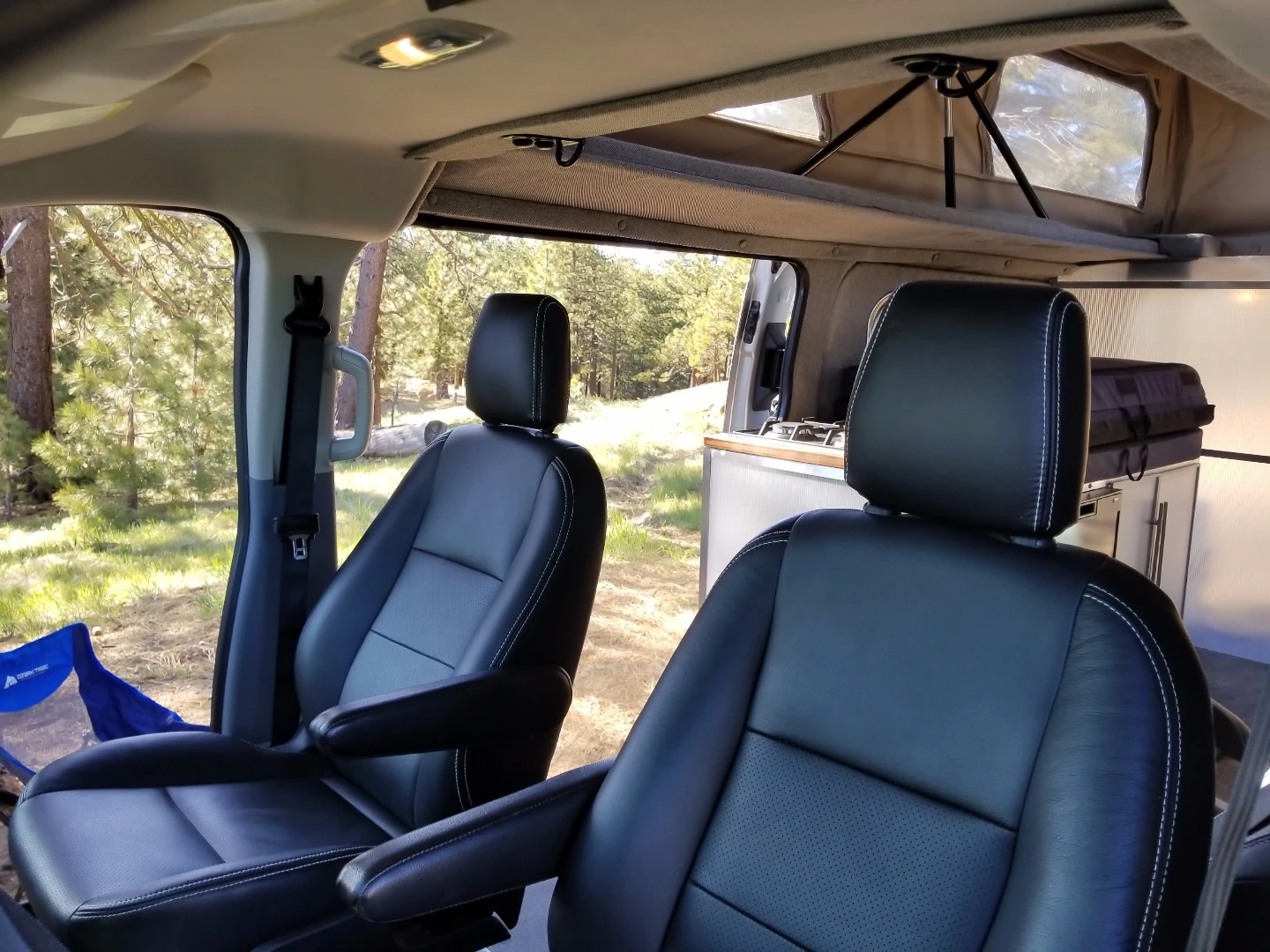 Inside the ModVans CV1 prototype