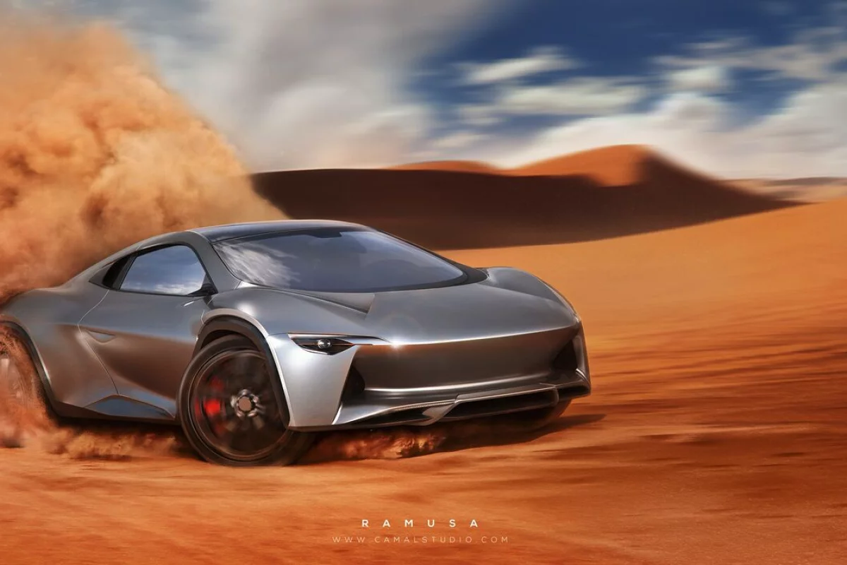 The Camal Ramusa is a new look at an all-terrain supercar