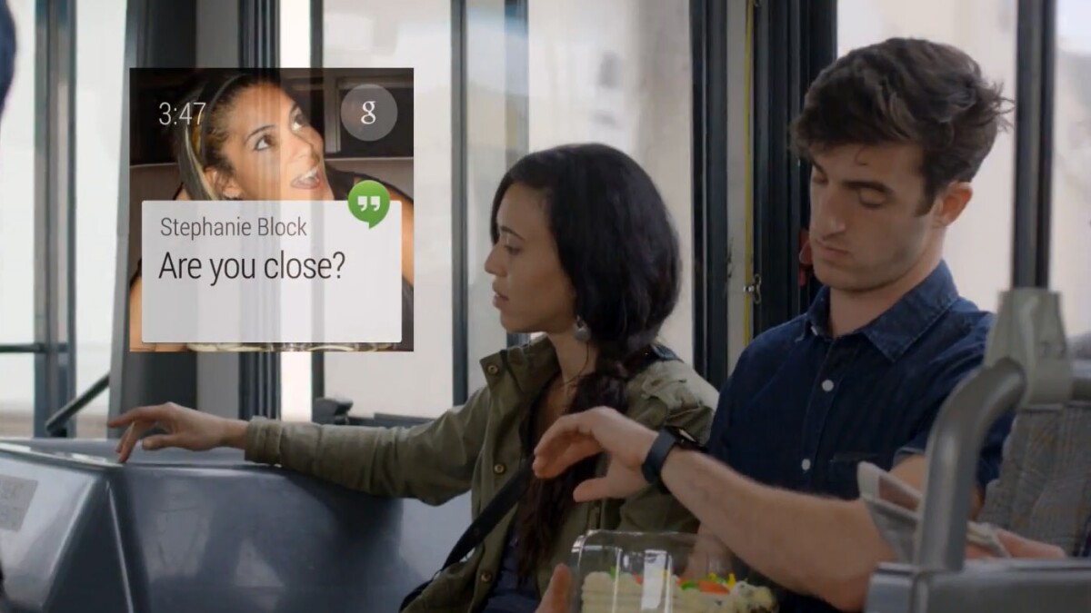 Like some watches we've already seen, Android Wear watches will support voice messaging, via Google Hangouts