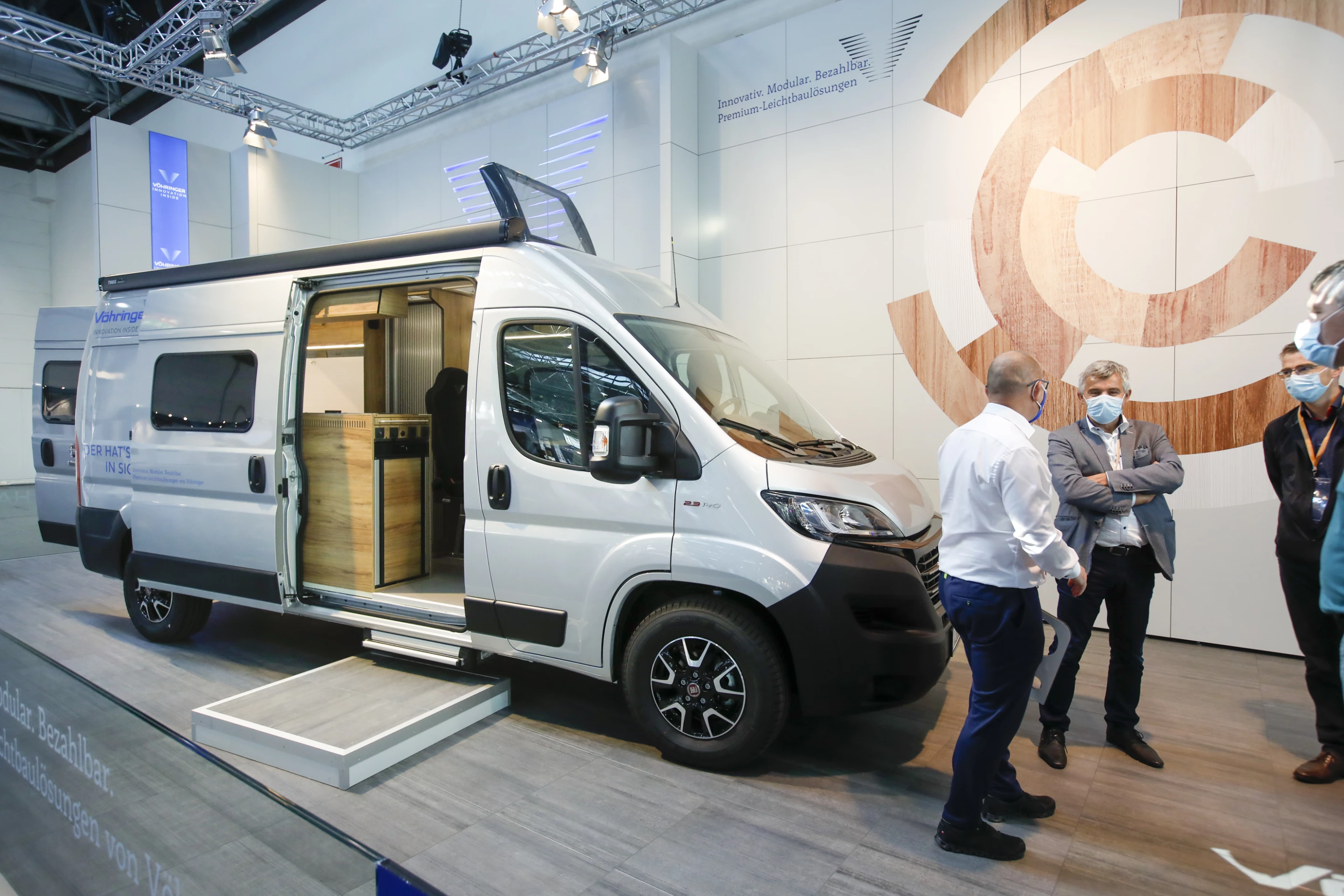 Vöhringer applies its composites to creating a lightweight but fully equipped camper van that offers full flexibility