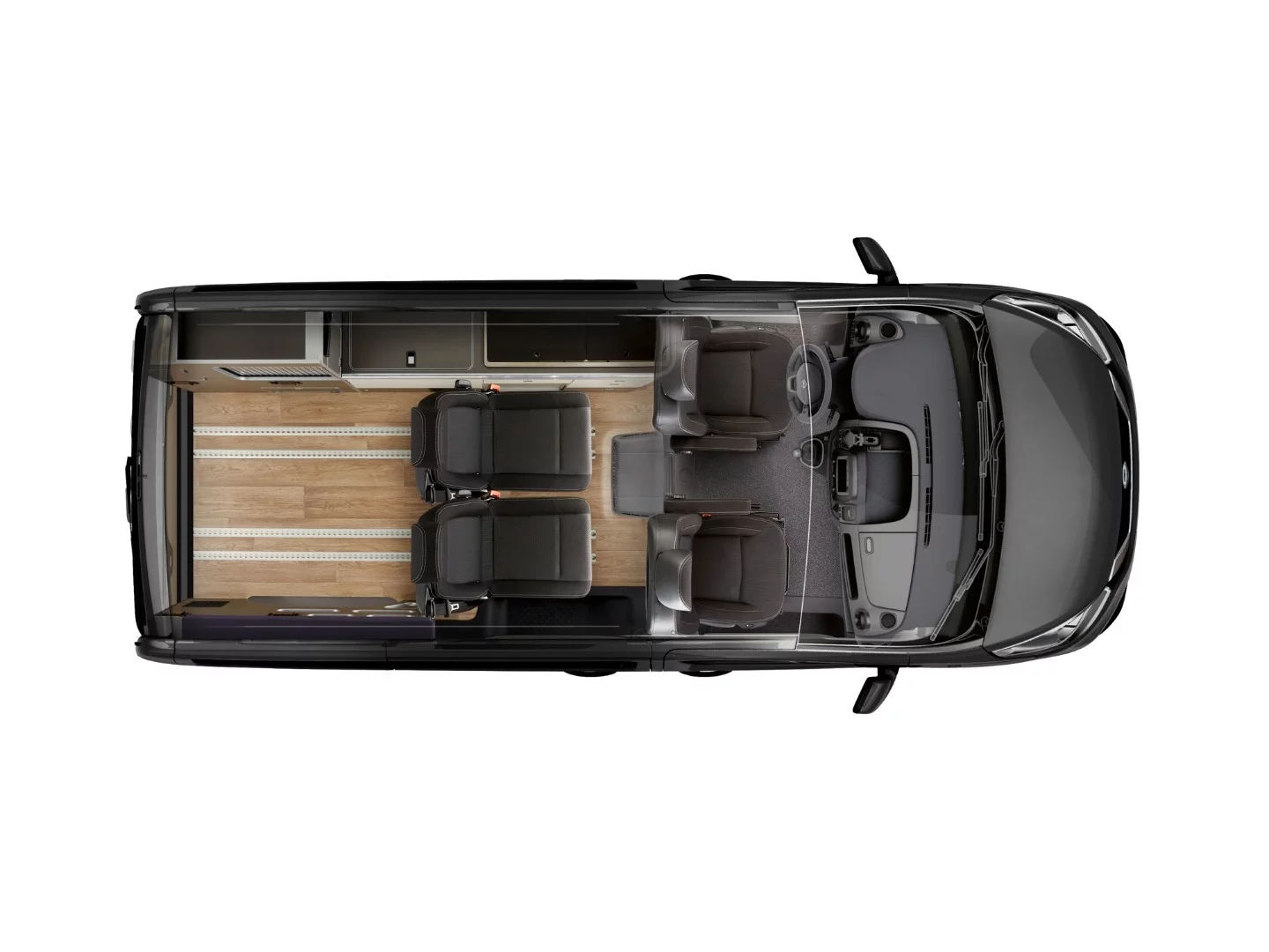 Nissan Michelangelo, four-seat configuration