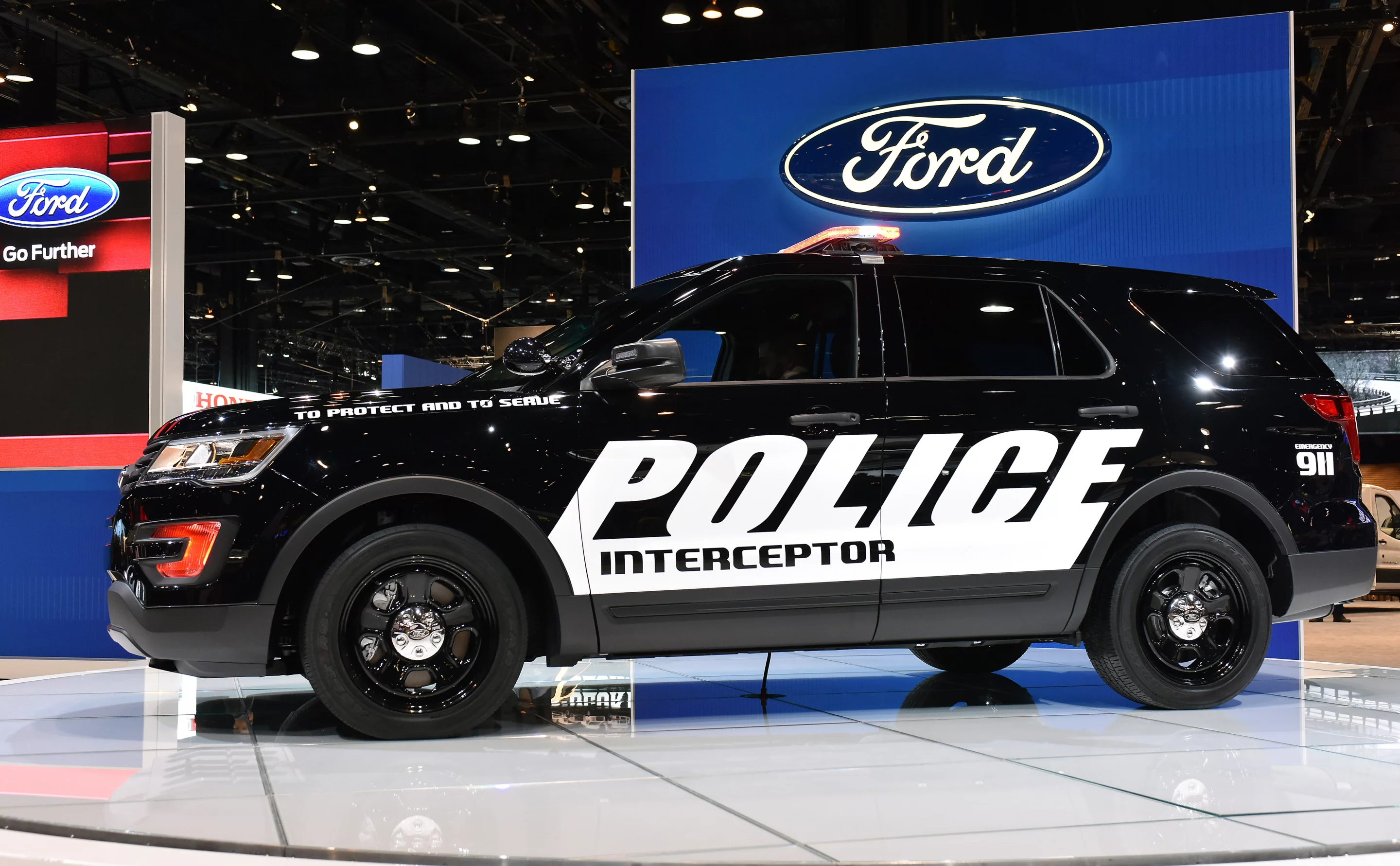 The Ford Police Interceptor Utility will be offered with a choice of two different engines