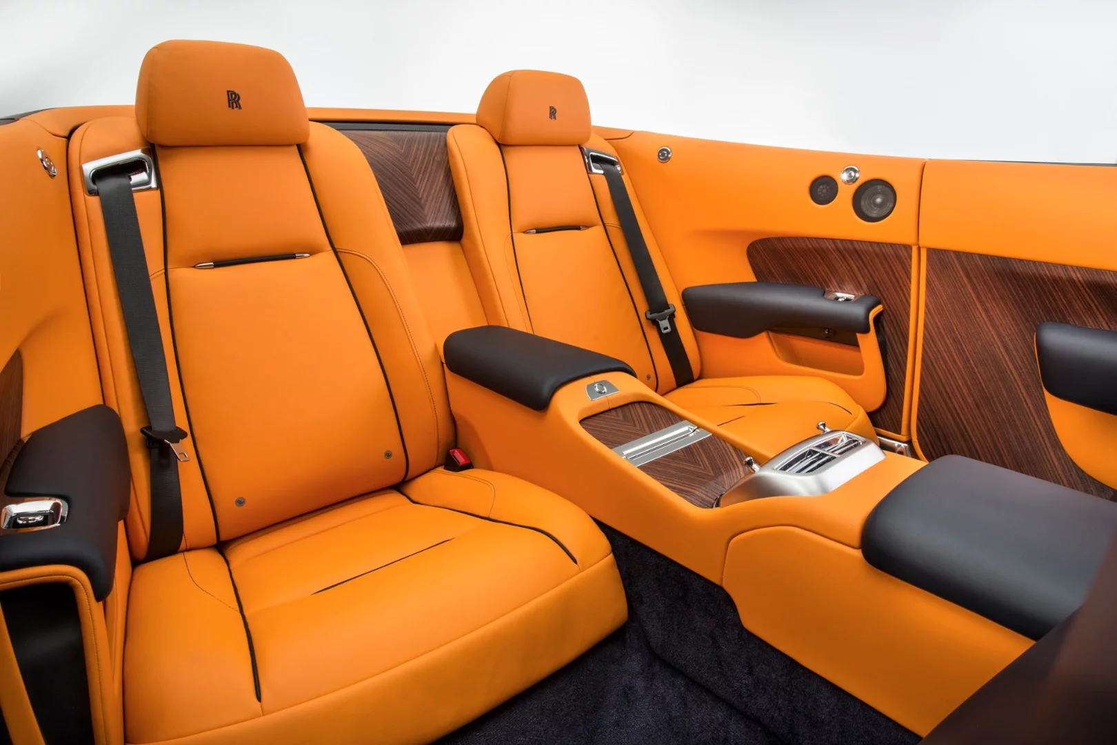 Unlike most 2+2 convertibles, the Dawn's rear end has been designed for comfort