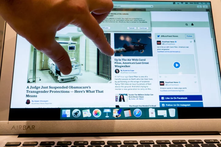 AirBar emits a light field that enables touch input on the MacBook Air