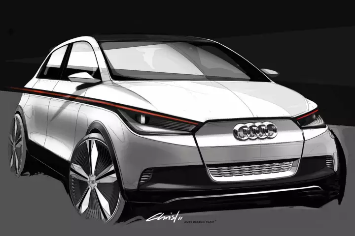 Audi's A2 concept electric car is set to appear at the 64th International Motor Show in Frankfurt this September