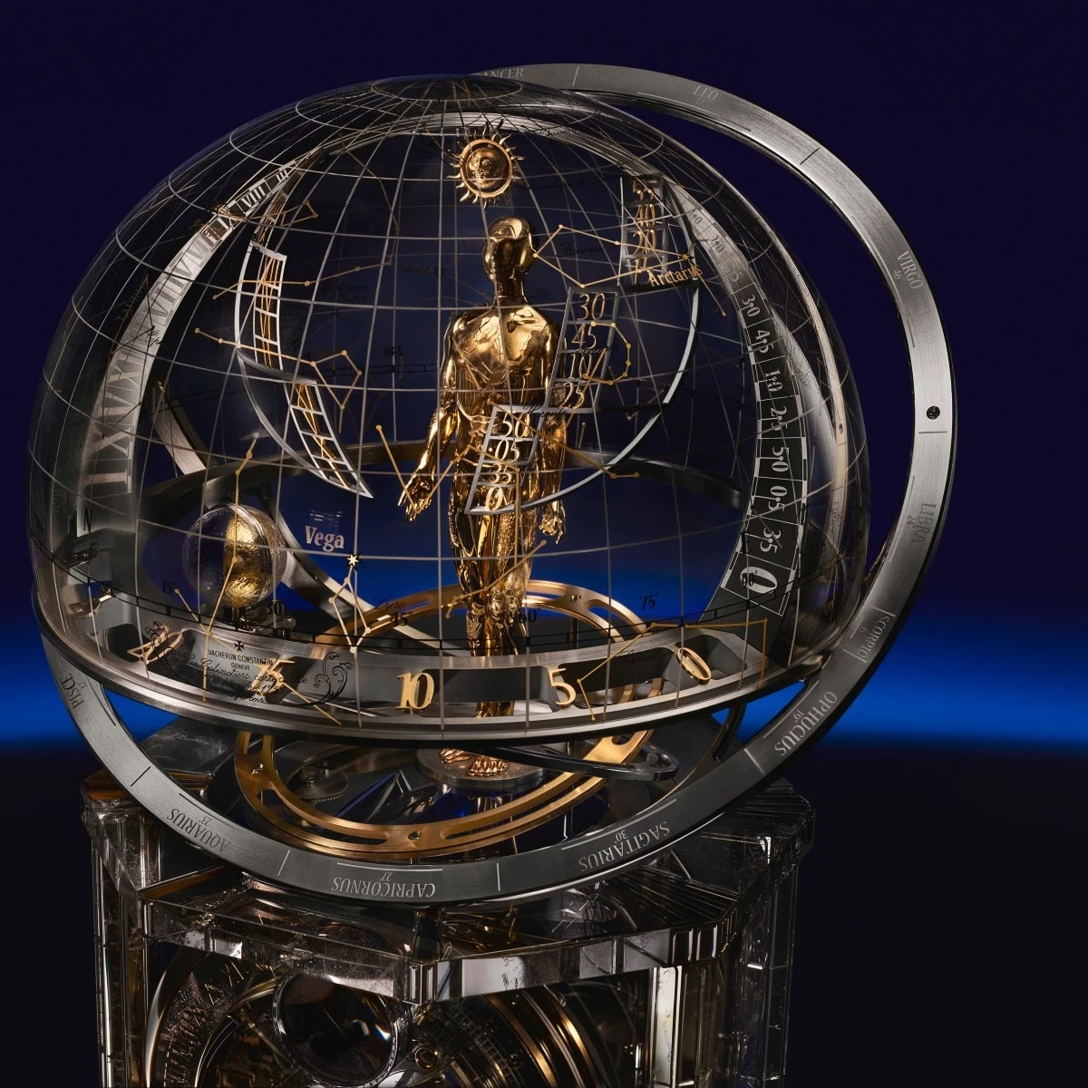The globe has multiple displays