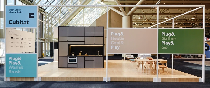 The Cubitat concept could transform any space into a fully functioning apartment