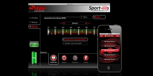 Users configure the seven multi-colored LEDs and instruct the unit to respond to input from any ANT device using Mac, PC or smartphone software