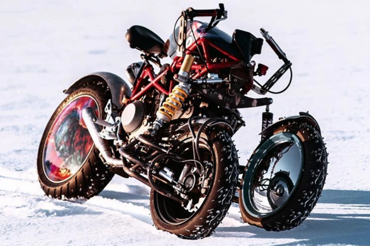 The Balamutti Yondu is a spiked-out, supercharged, apocalyptic rat-trike