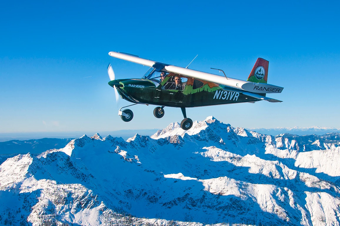 The Ranger R7 from Mammoth's sister brand Vashon Aircraft explores the mountains from a different angle