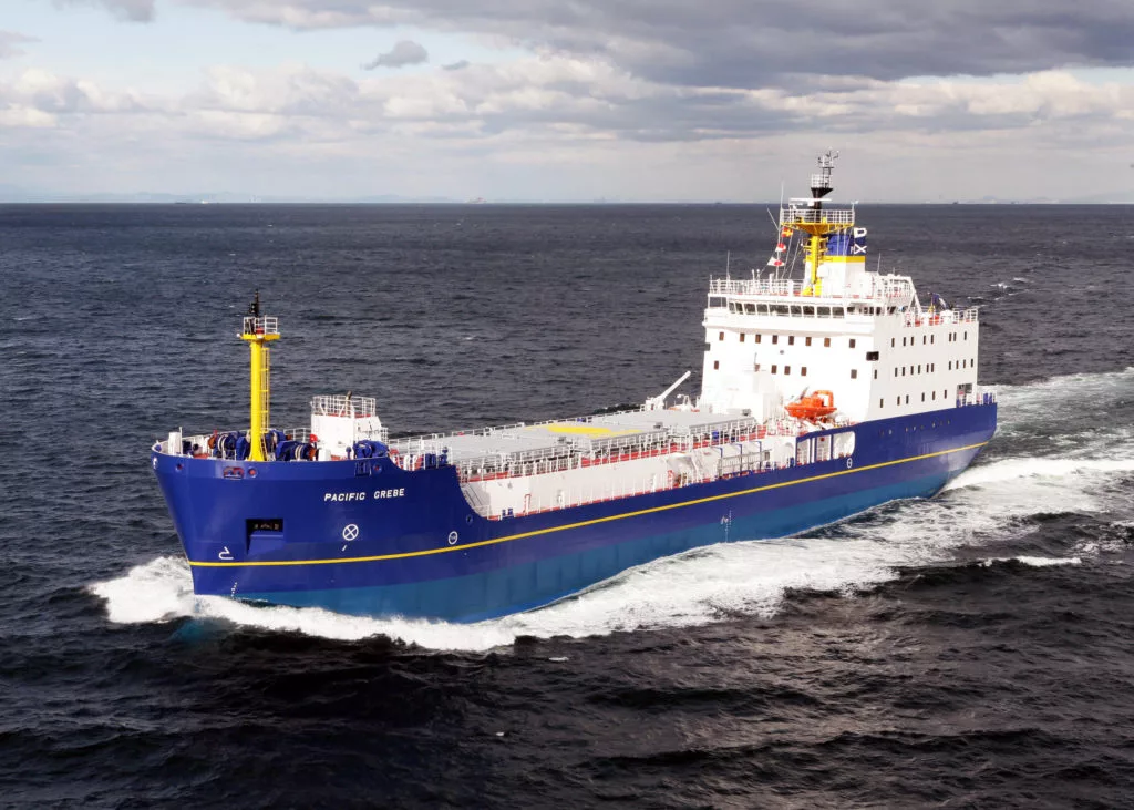 One of the NTS ships used to ship spent nuclear fuel