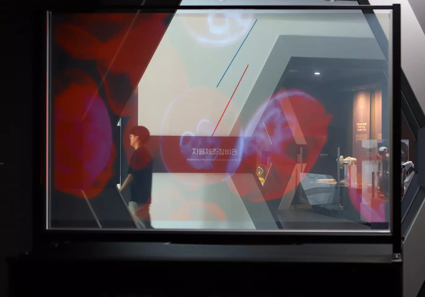 The Nano Transparent Screen technology is claimed to offer clear visuals with wide viewing angles on both sides of the display