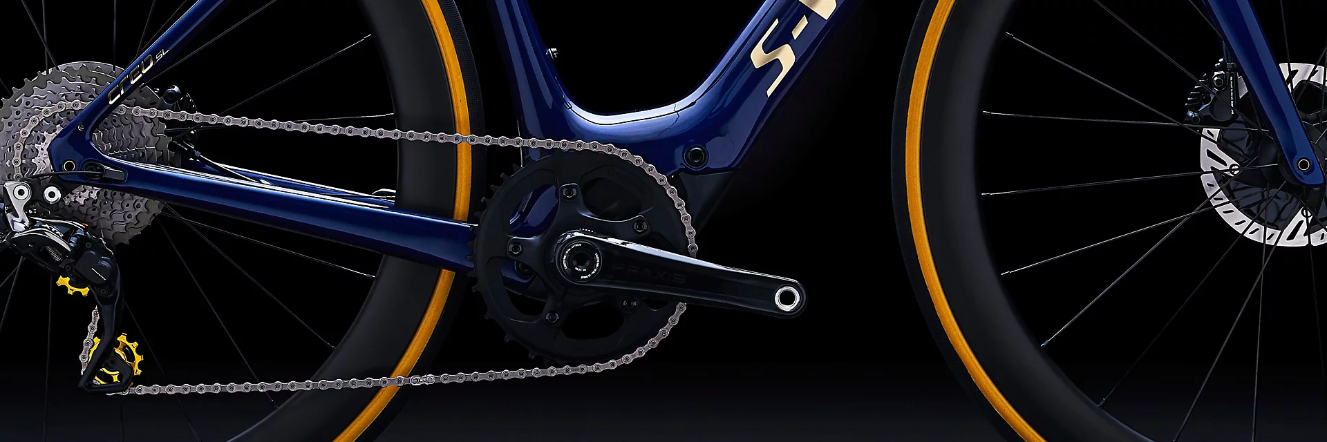 Other features of the Turbo Creo SL Founders Edition include hydraulic disc brakes, an 11-speed Shimano Dura-Ace groupset and a Custom Roval CLX 50 wheelset dressed in 28-mm tires