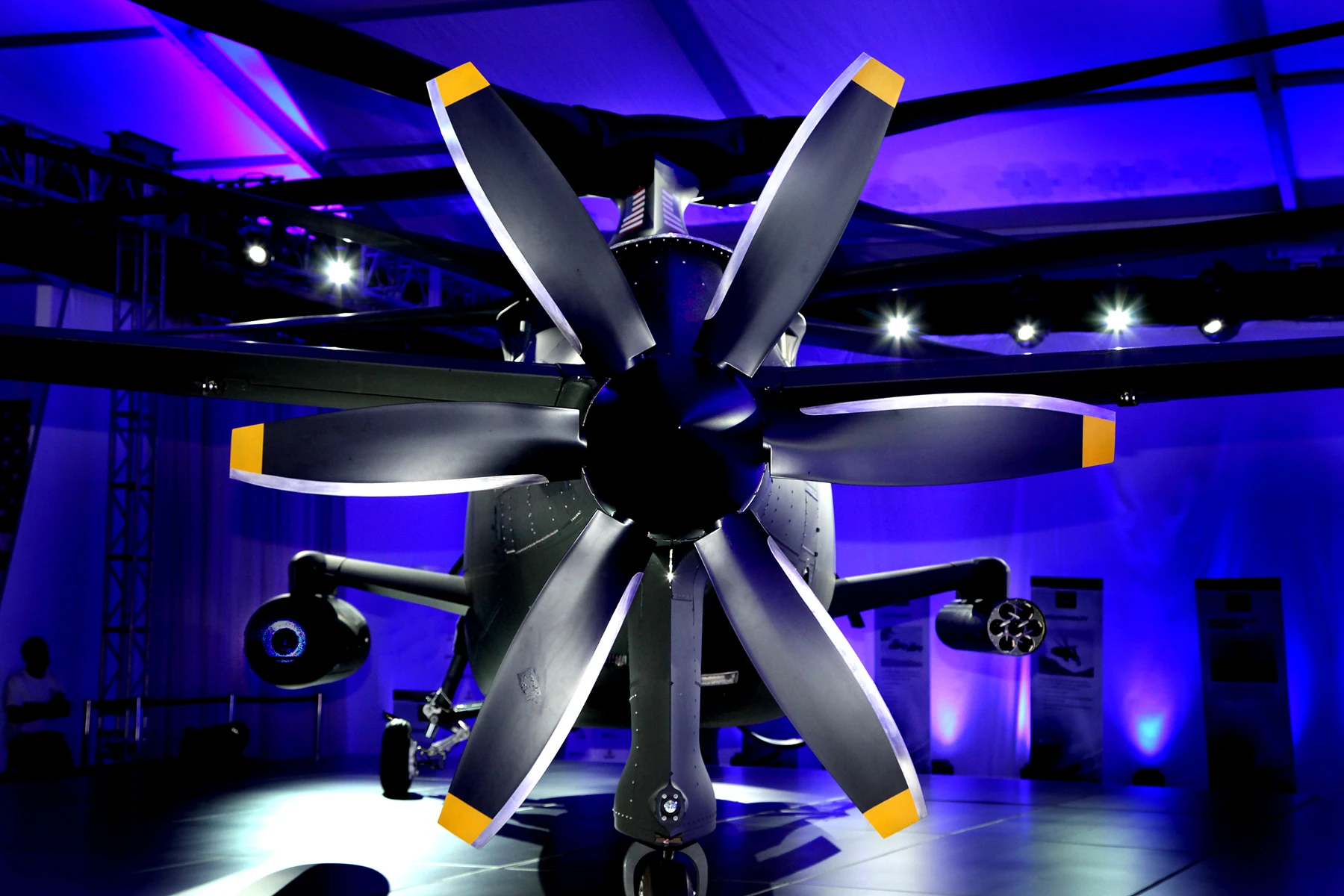 The Sikorsky S-97 Raider's pusher propeller