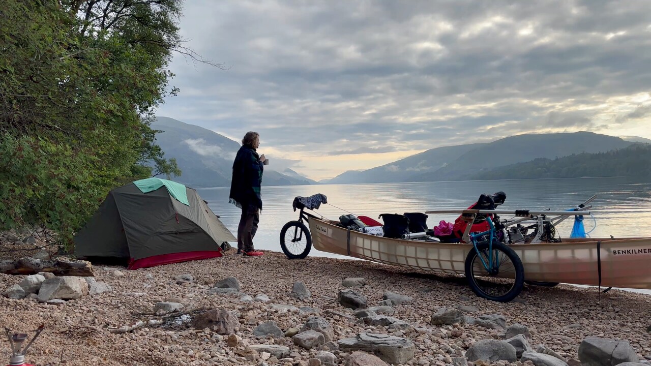 Pedaling wasn't the only hard part of the journey – Kilner spent about 30 minutes a day checking himself for ticks, which were plentiful