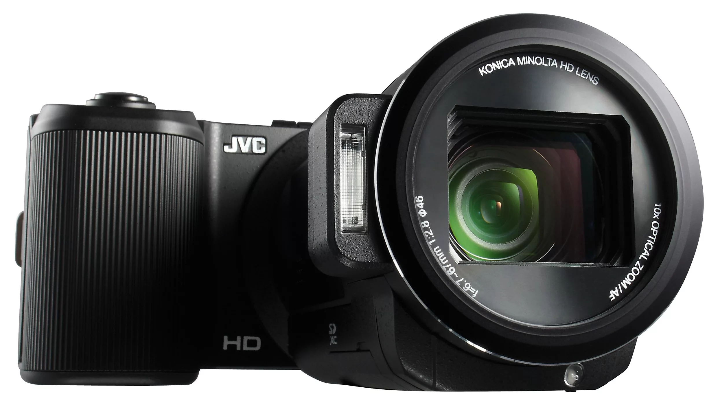 JVC says that its new GC-PX10 is neither a camera capable of recording video, or a camcorder able to take photographs - it's a true hybrid of both