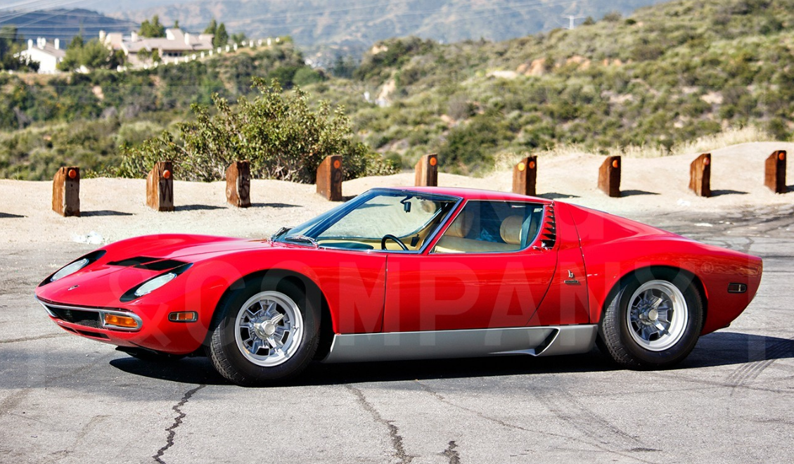 One of only 150 SVs built of the ultimate Miura configuration, this car was owned by Lamborghini Engineer Claudio Zampolli. Zampolli was an engineer at Lamborghini from 1966 to 1975, and worked alongside Bob Wallace testing and improving the Miura, from the S model onward. Having collaborated with the Miura's original chassis designer, Gian Paolo Dallara, on the revised rear suspension for the SV, Zampolli's role at Lamborghini was overseeing the model's production and road testing cars prior to delivery. There can be no higher validation of the model than this. The car sold at Gooding & Co's official Pebble Beach auction for $2,255,000.