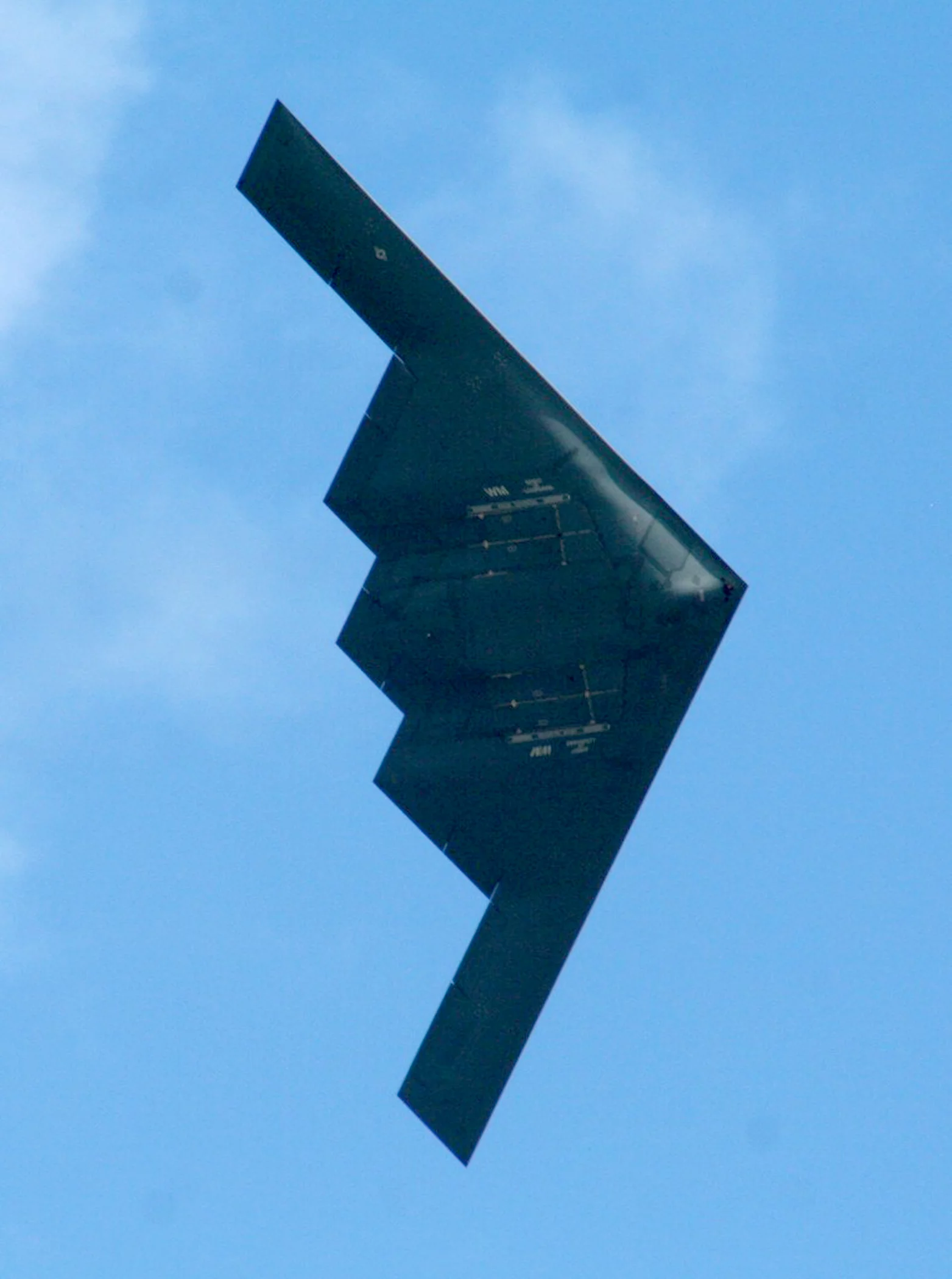 The B-2 Spirit looks so "Darth Vader" that it's hard to believe this image hasn't been photoshoped