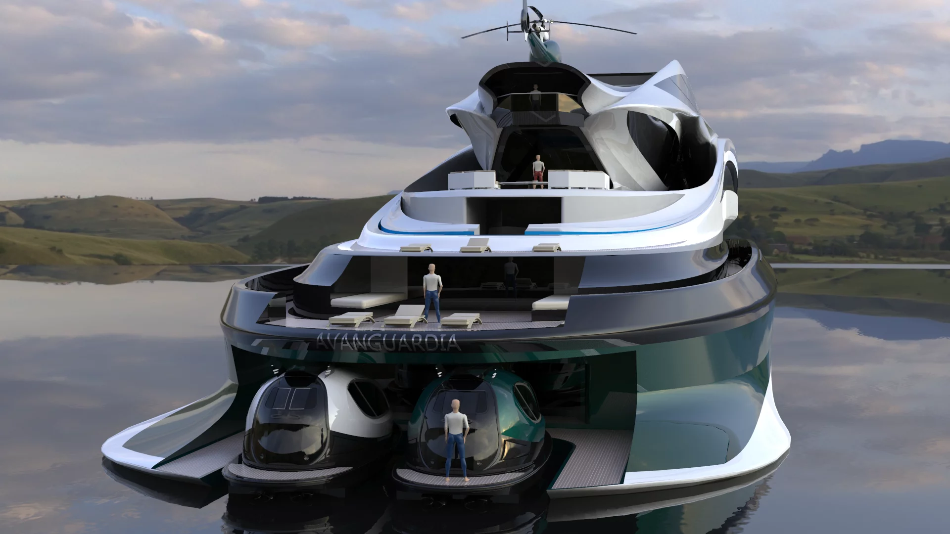 The Avanguardia would be powered by a MTU Rolls-Royce Jet engine