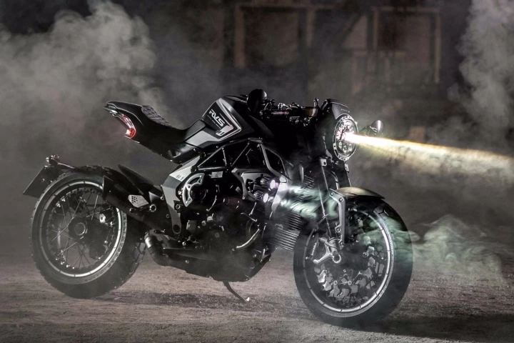 The MV Agusta RVS #1 is a factory-customized Brutale Dragster