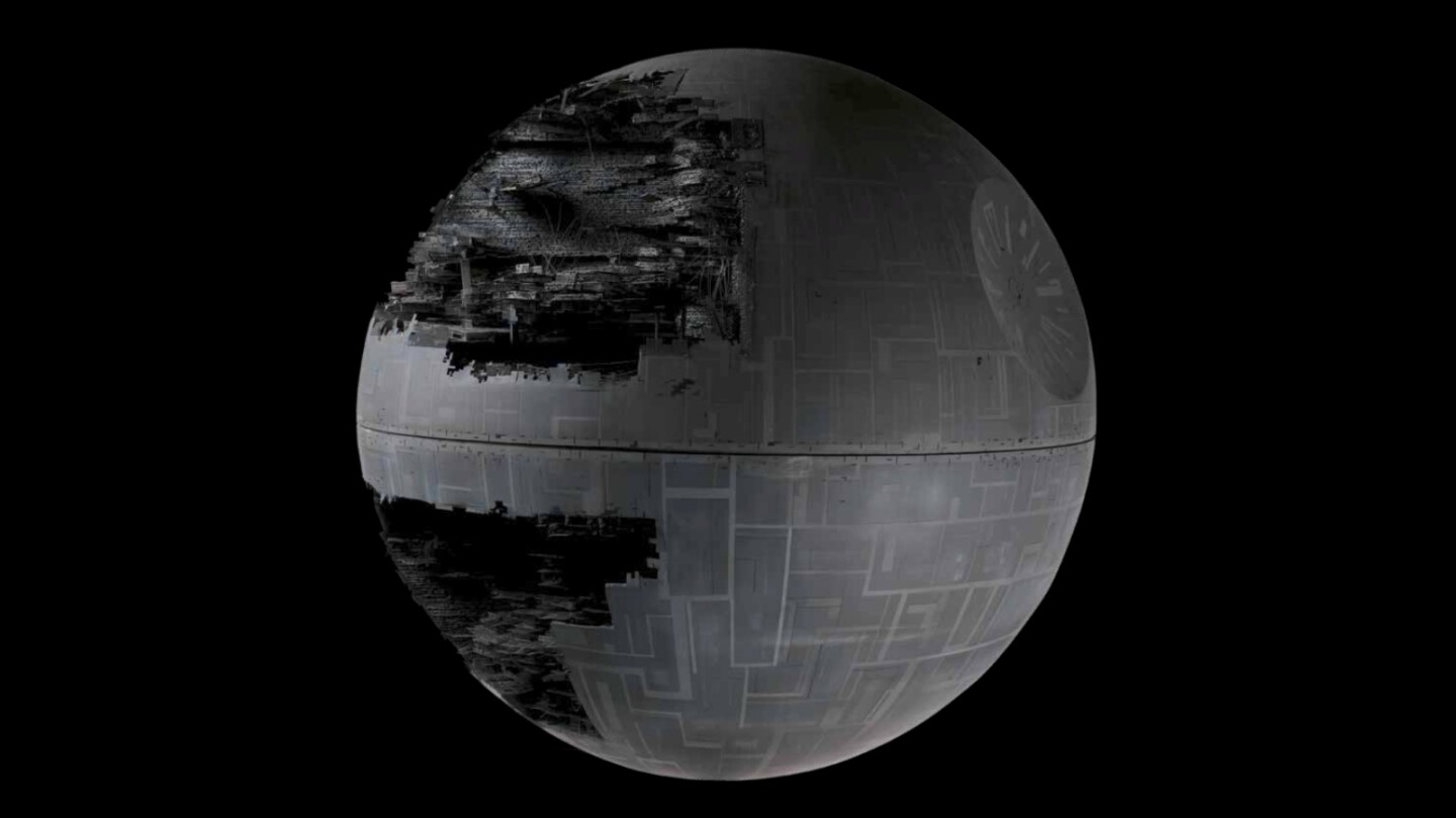 $256,000 | 'Death Star' model from 'Star Wars VI: Return of the Jedi' | Auction House: Profiles in History | Sale price: US$256,000 | Official Estimate: US$150,000 to $250,000 | Date of sale: June 7, 2018