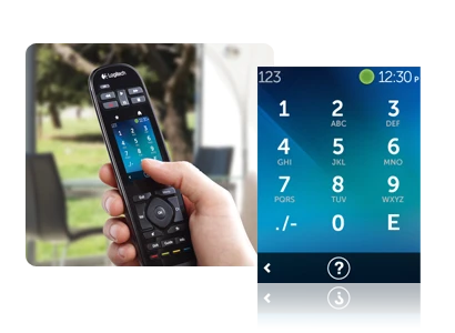 A close look at the on-screen number pad