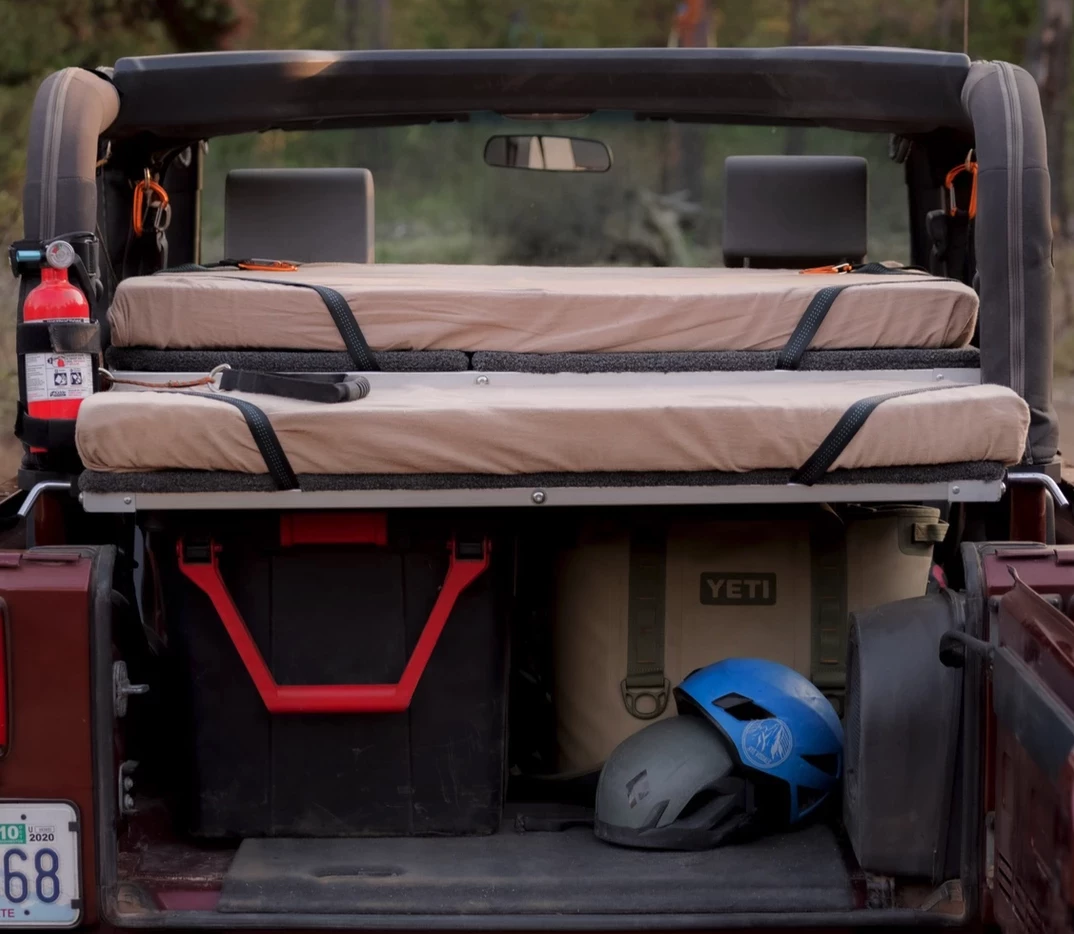 Unlike a camper-in-box system, the Oryx Platform leaves floor space for cargo