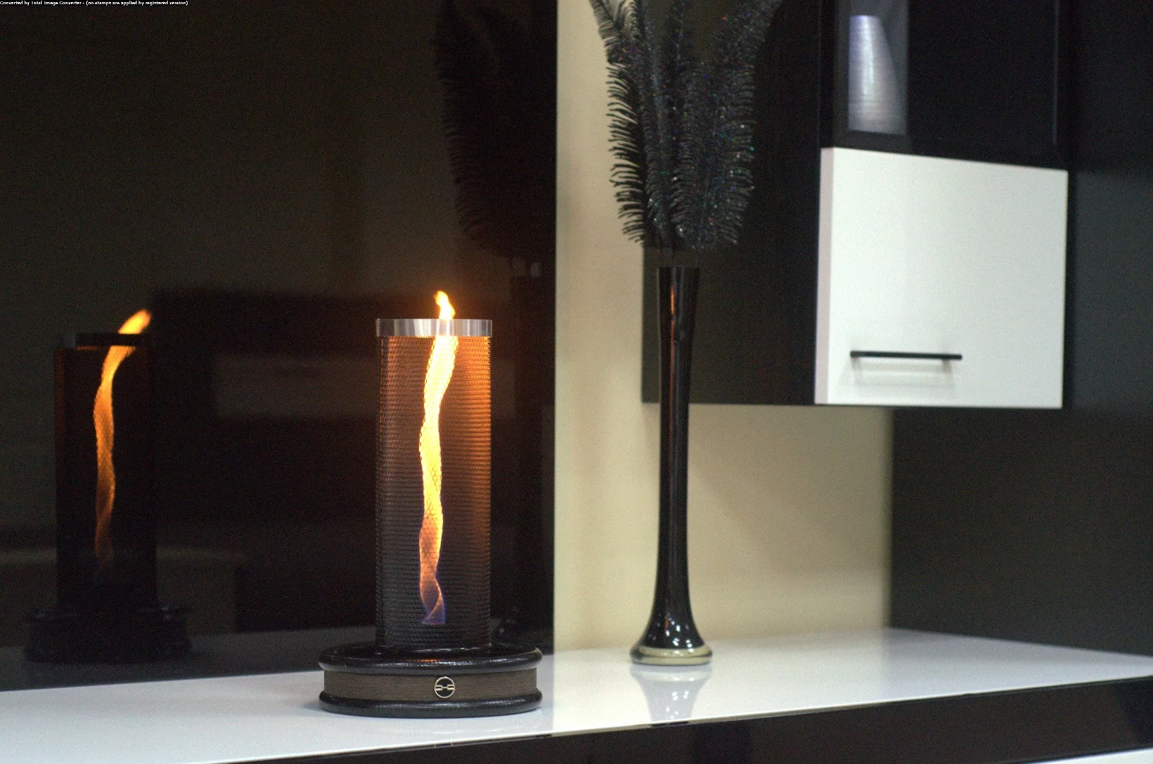 Flameflex uses the kind of clean-burning ethanol fuel readily found at many retailers