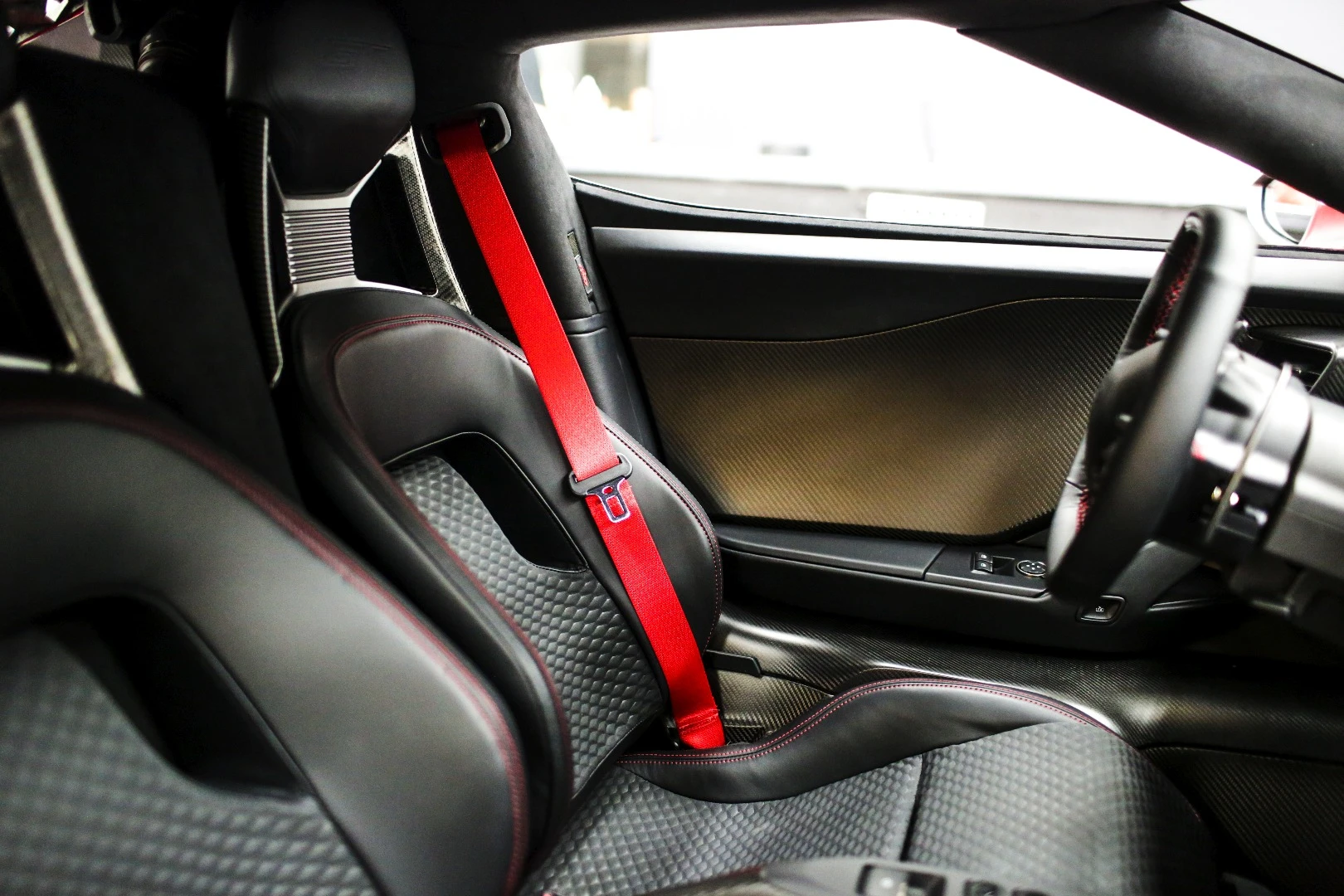 The interior includes more red