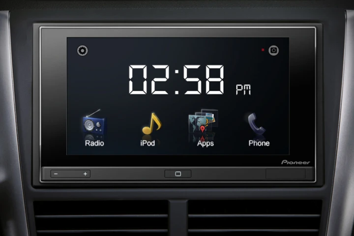 Pioneer's AppRadio features a 6.1-inch touchscreen display