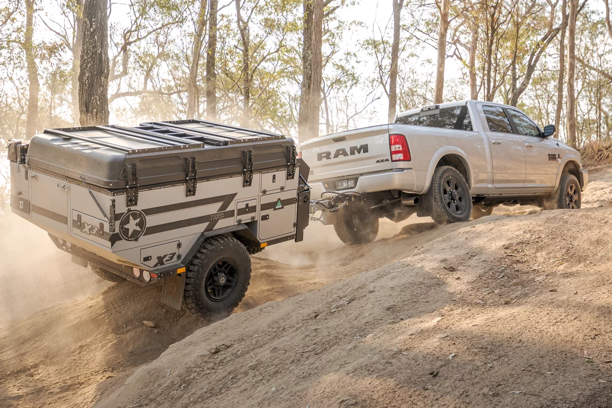 The Patriot X3 travels to campsites near and remote