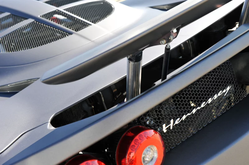 Hennessey badging ensures no one confuses the Venom GT with a Lotus Exige