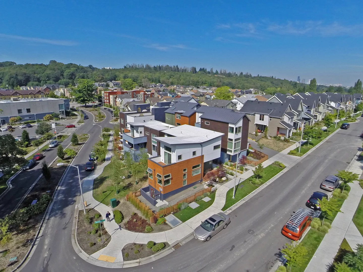 There are 42 homes in the completed New Rainier Vista community