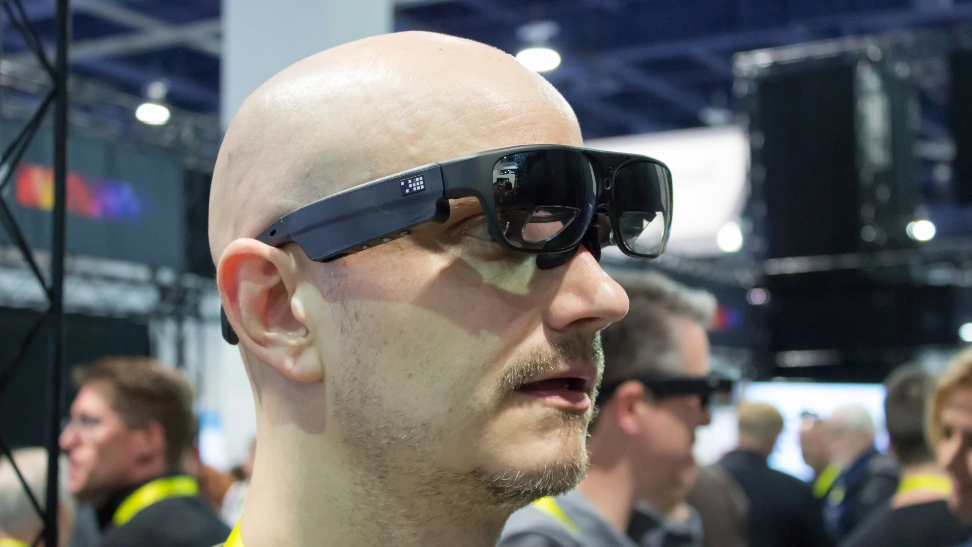 ODG's R-7 smartglasses can't quite pass for a pair of regular glasses, but they're more subtle than many headworn tech products