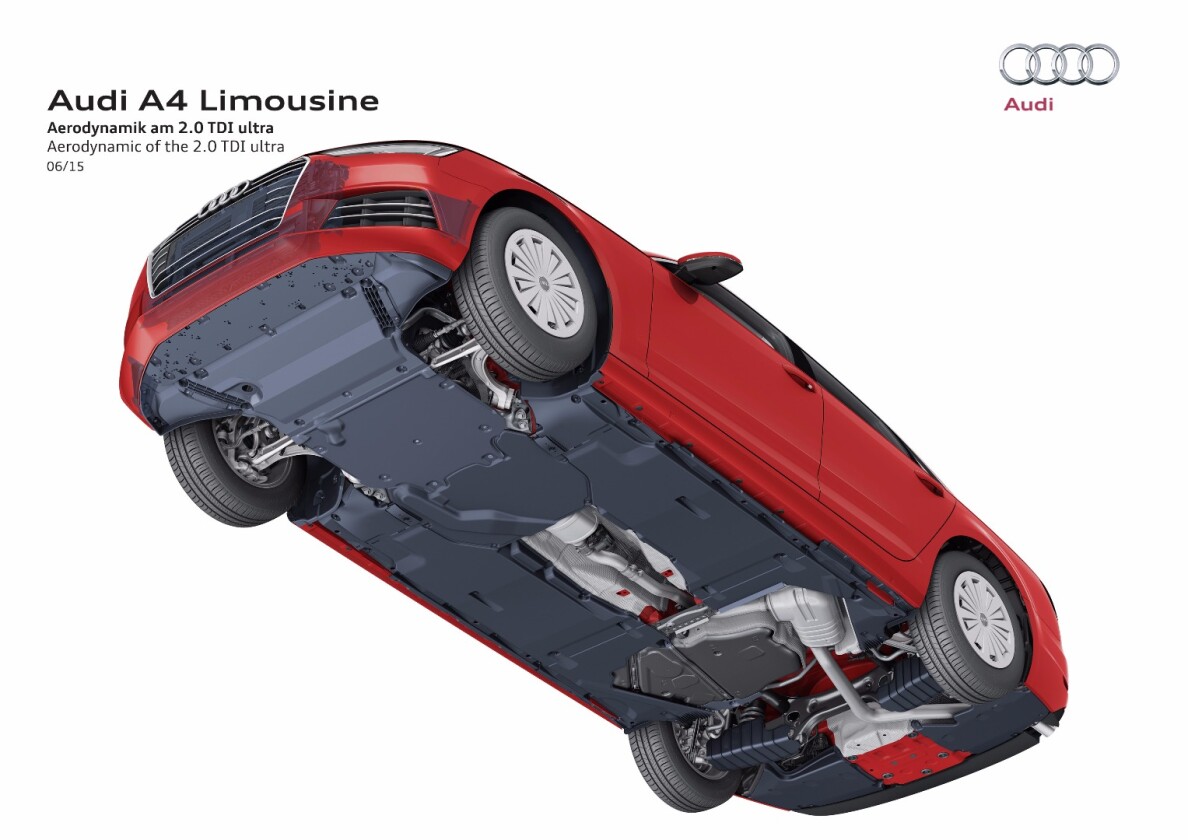 Carefully managed underfloor aerodynamics help keep consumption down