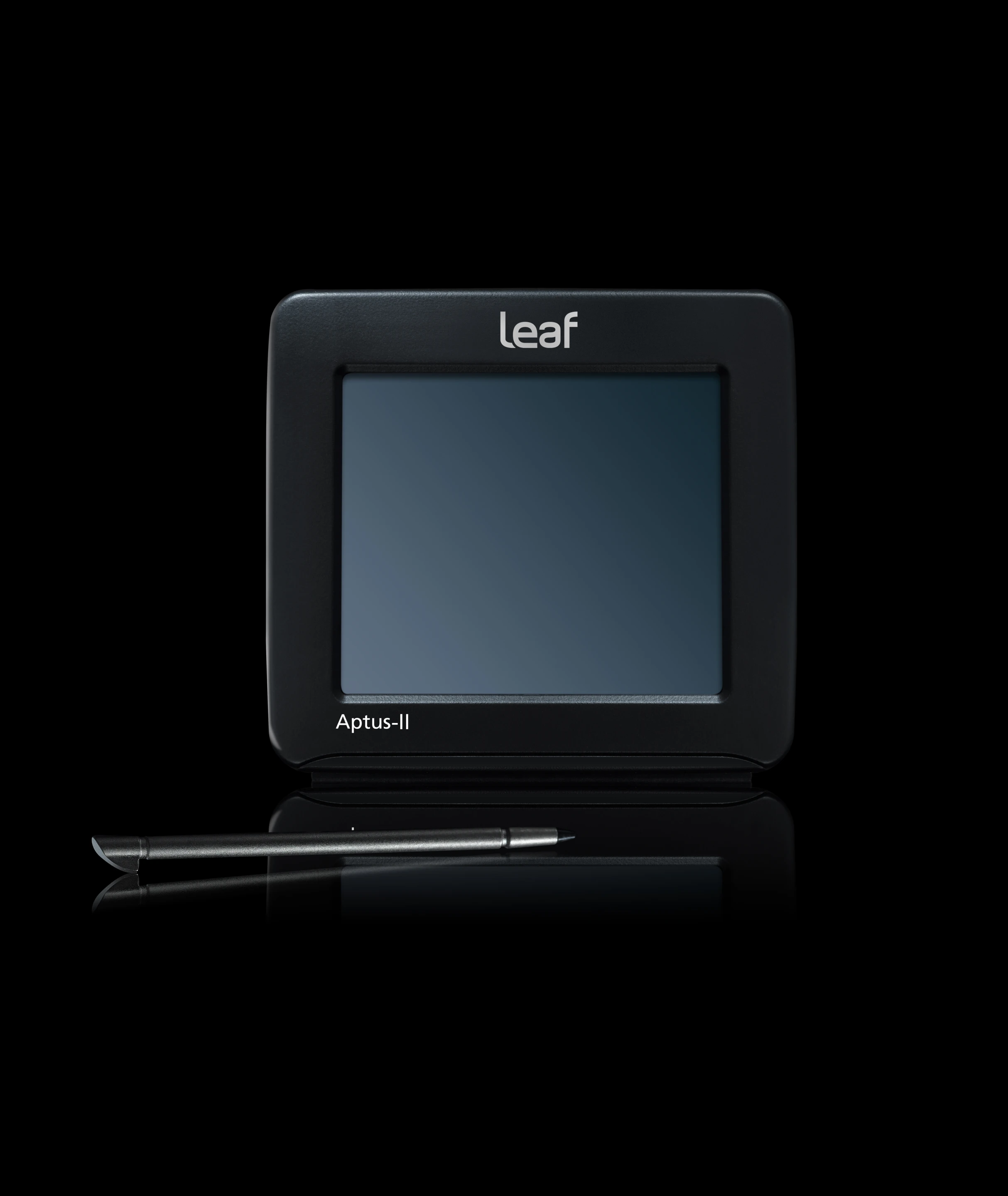 The Aptus-II R10 camera back with 3.5in touchscreen LCD and stylus