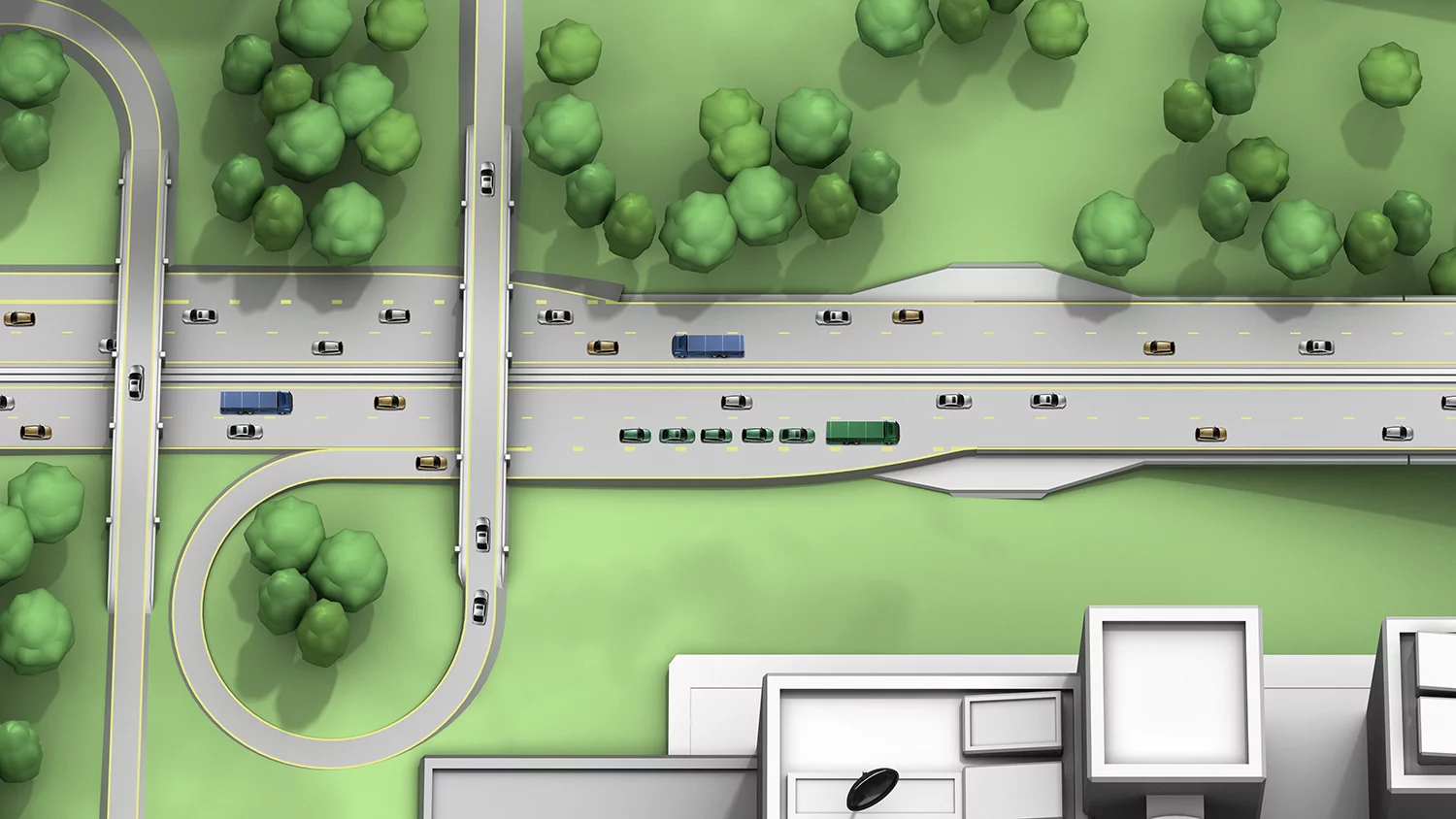 How road trains work (Image: Volvo)