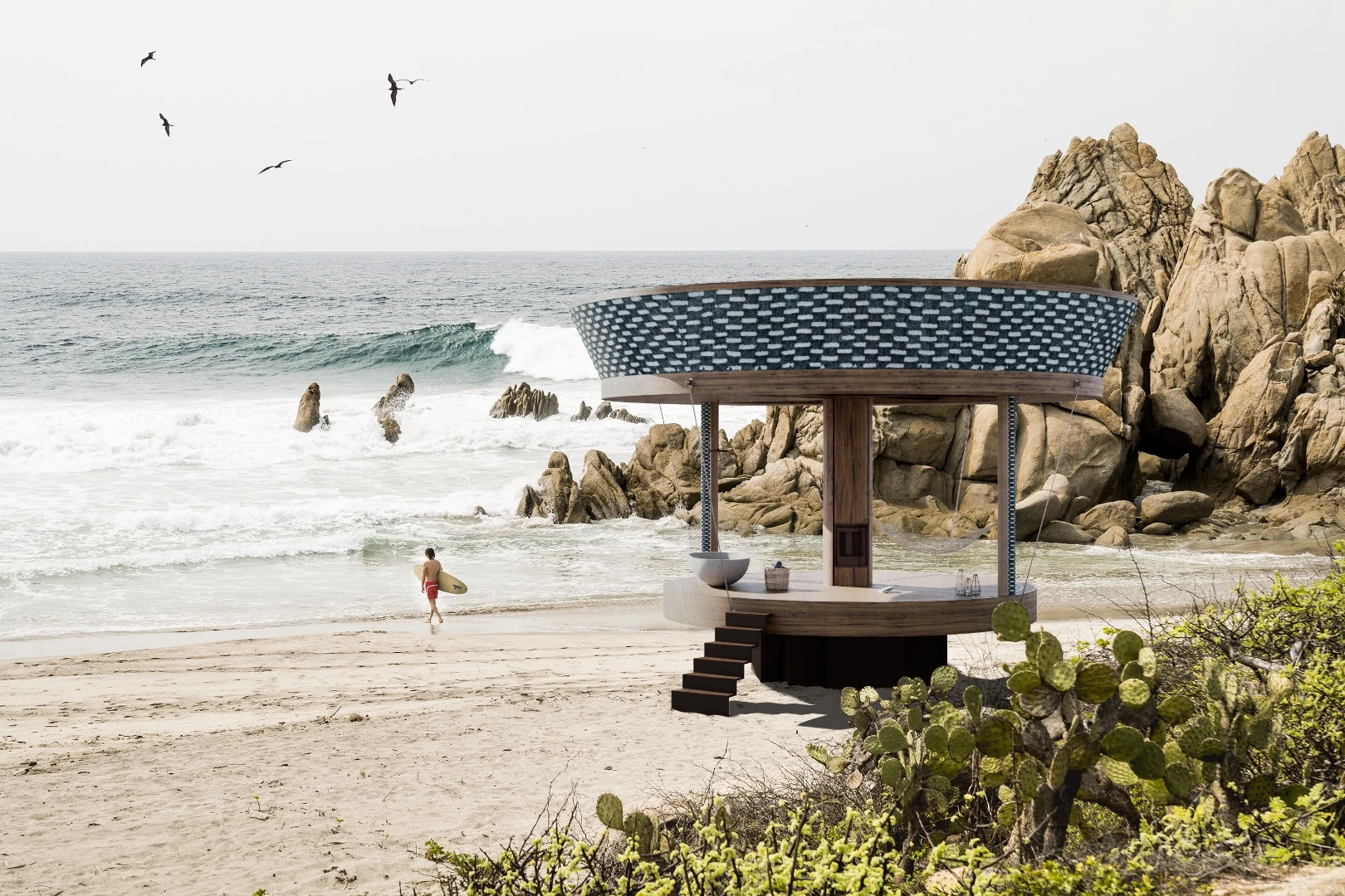 Casa Ojalá would comprise two bedrooms: one with a double bed and one with a single bed