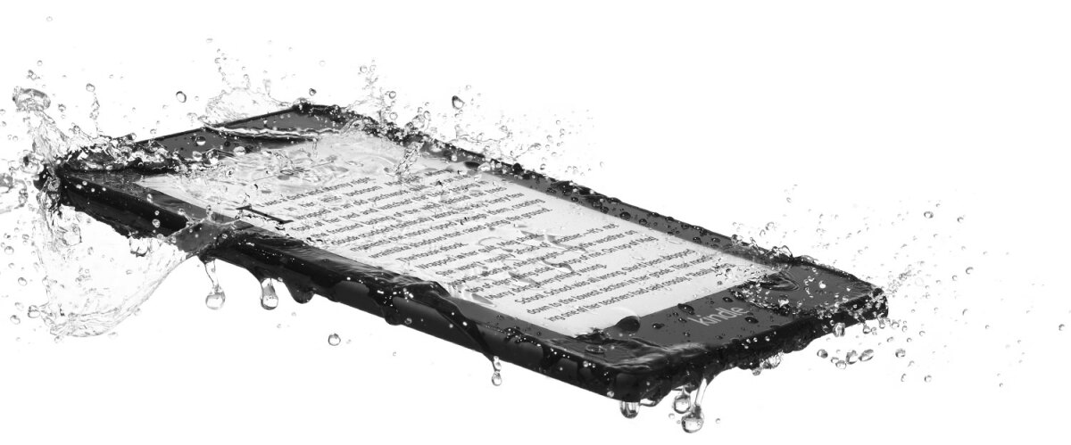 The new Kindle Paperwhite can be submerged in two meters of fresh water for 60 minutes