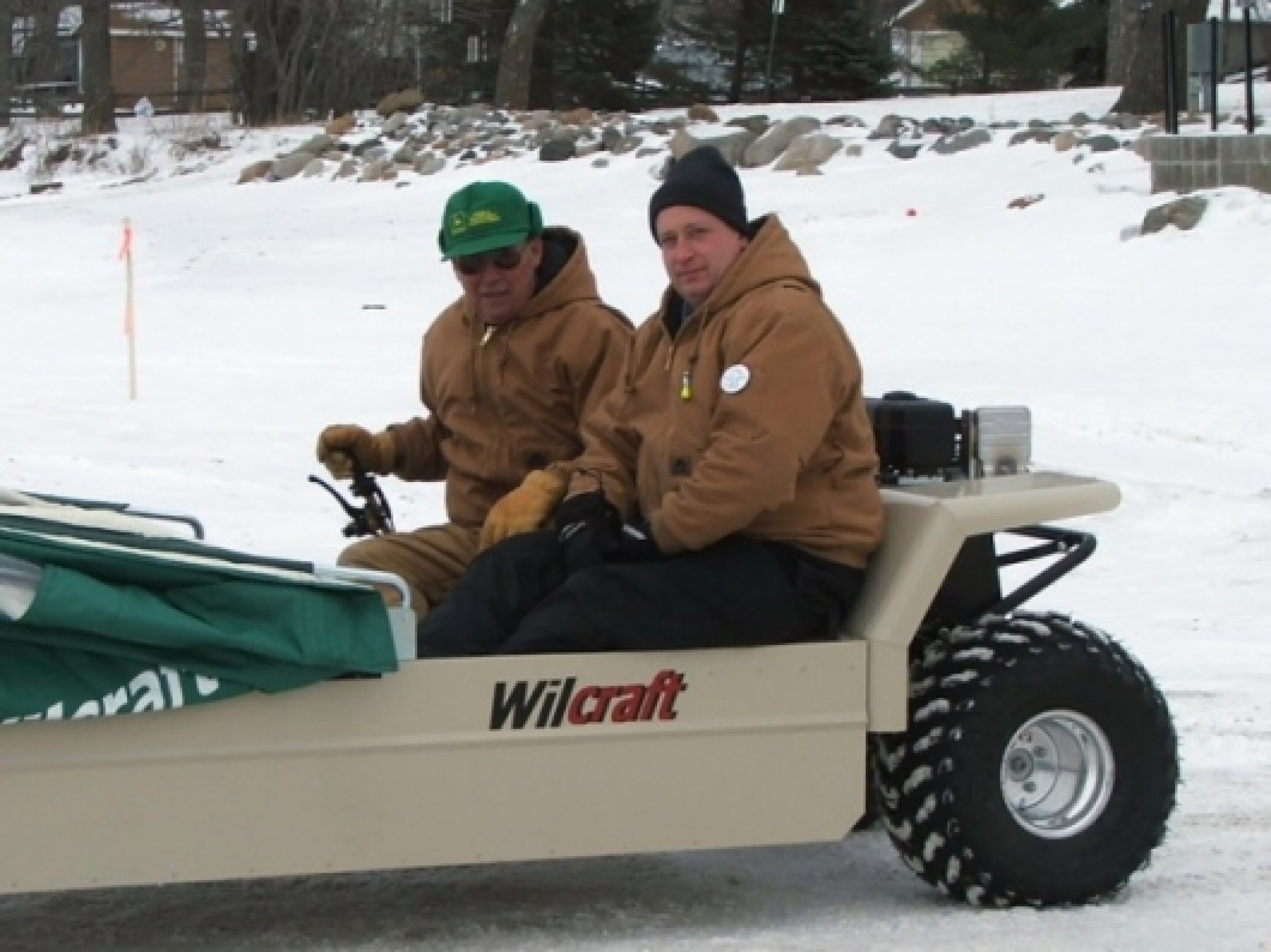 The Wilcraft amphibious icefishing vehicle