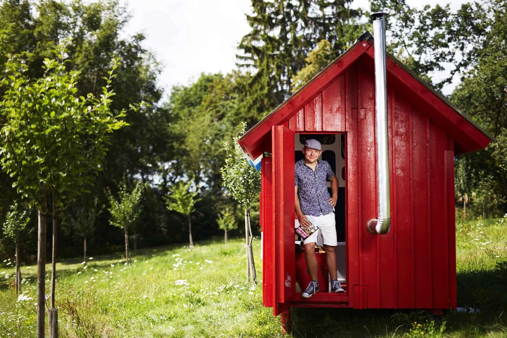 Entrance to the tiny house