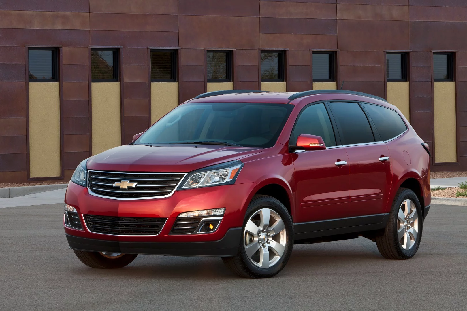The outgoing first-gen Chevy Traverse, a 2016 model