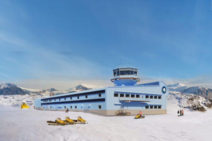 Artist's impression of how the Rothera Research Station will look once completed