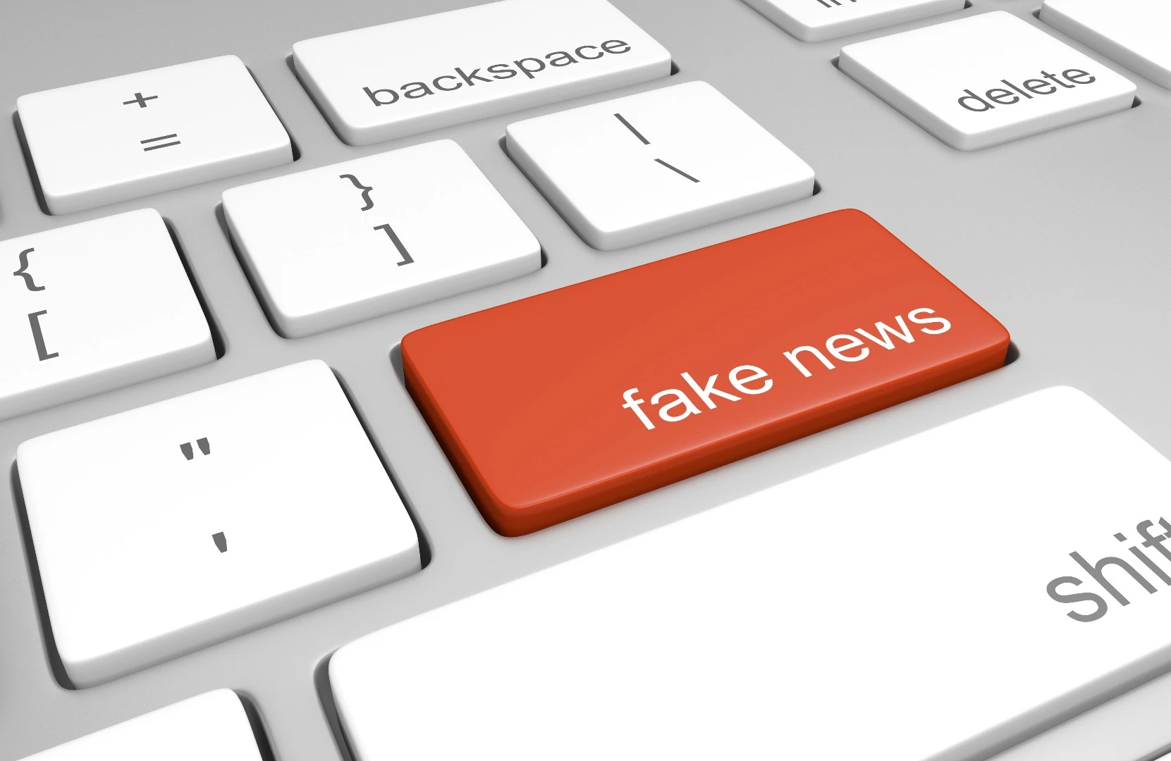 How can the problem of fake news be addressed in a post-truth world?