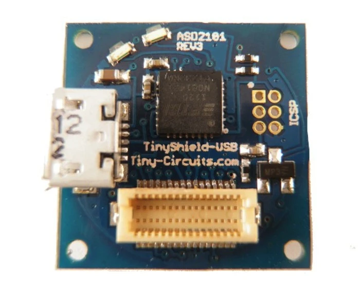 TinyDuino supports TinyShields – small, stackable boards which contain modules such as Bluetooth and WiFi