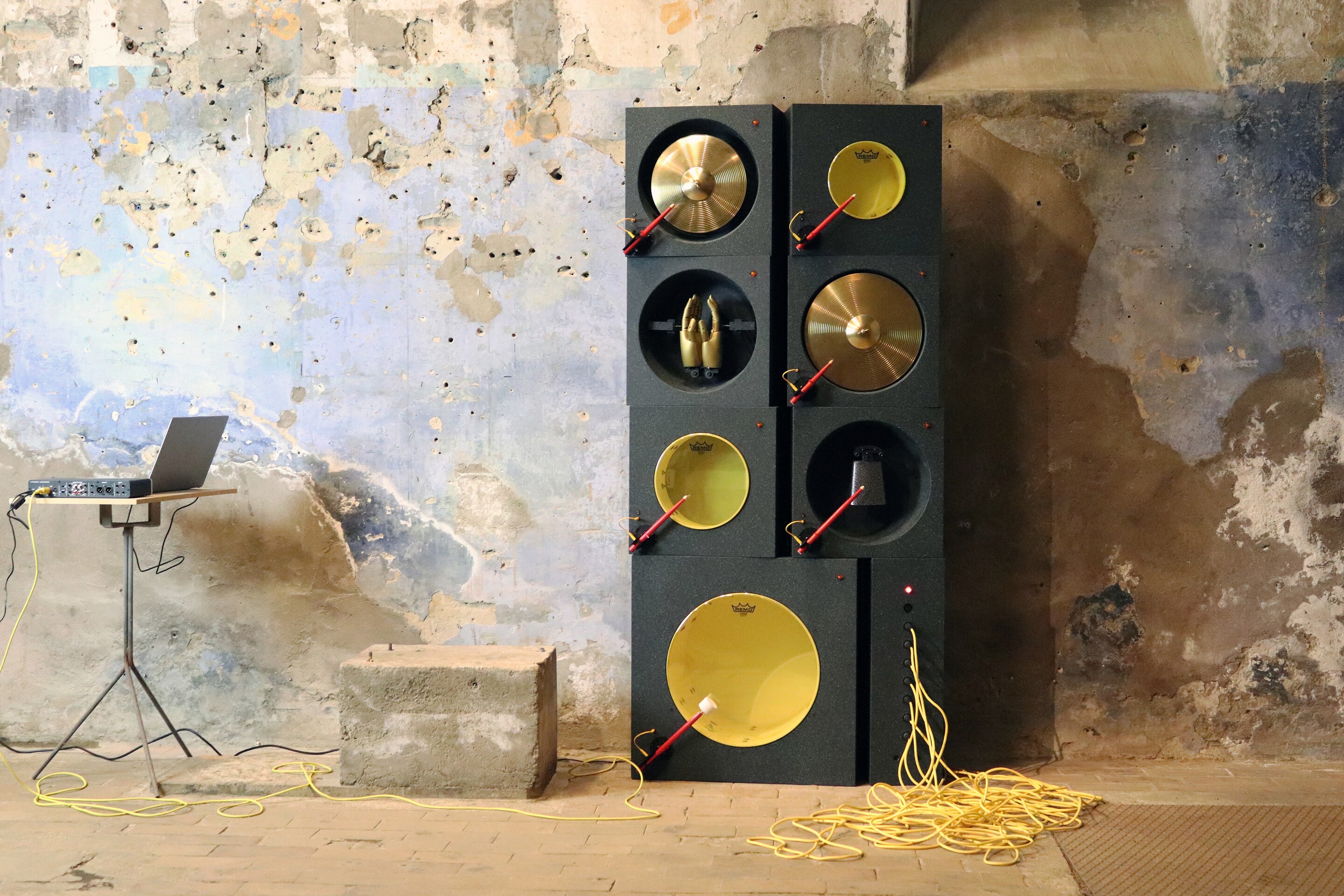 Swedish Retro Designer Turns Midi Percussion Into Boxy Art