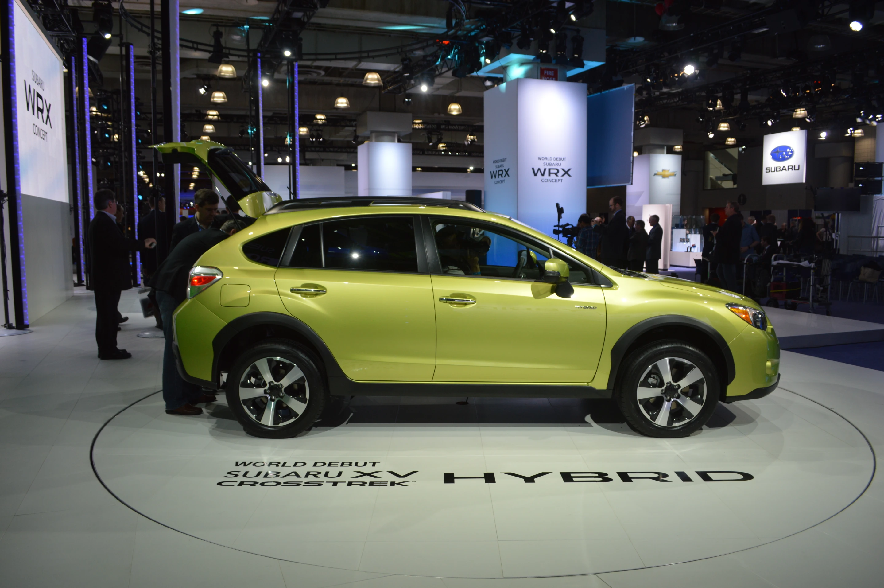 Subaru's first production hybrid debuts at the 2013 NY International Auto Show