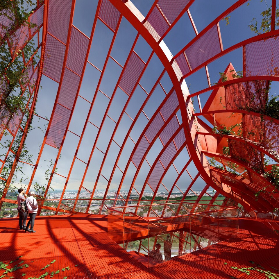 Top Tower would feature an observation area in the ship itself