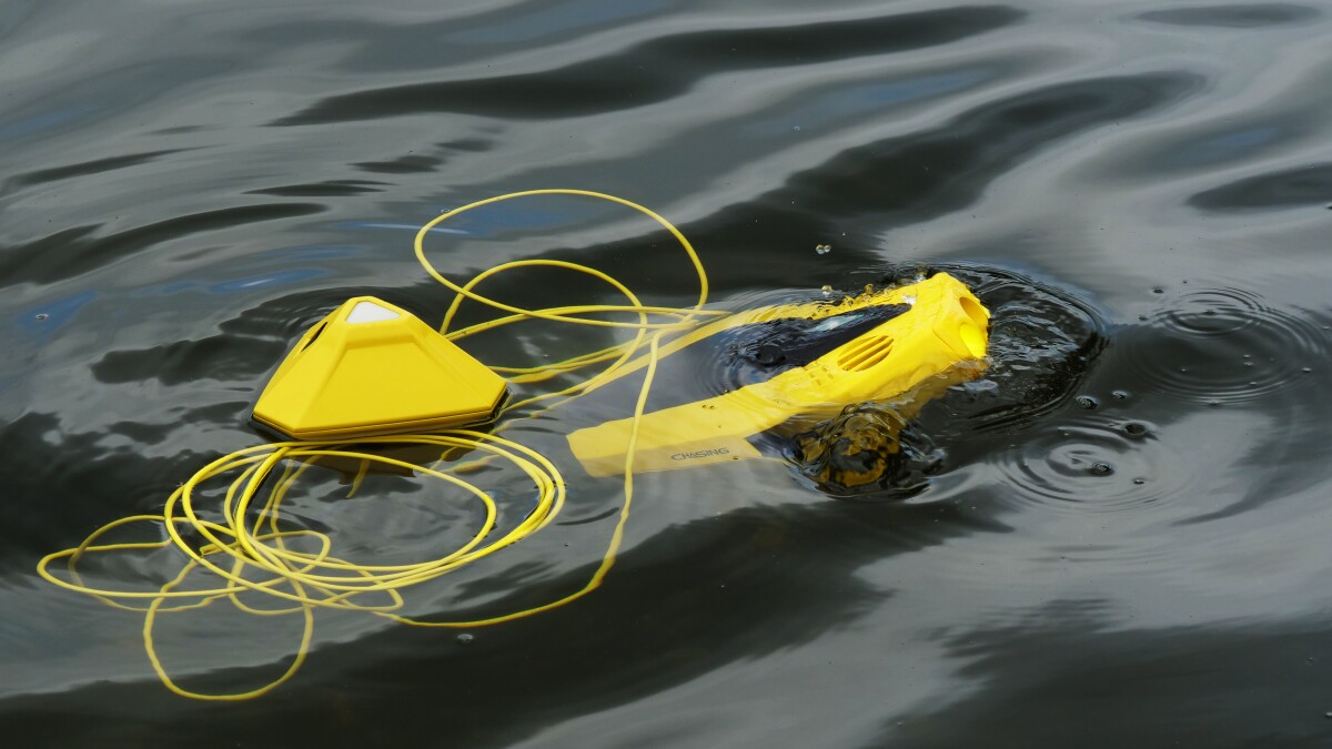 Video and photos are stored on an 8GB SD card, located in the Dory's buoy